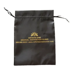 Extra Large Satin Hair Bags with Custom Hot-stamped Foil Logo